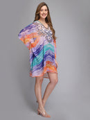 Abstract Serpentine Print Kaftan1