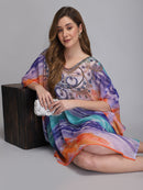 Abstract Serpentine Print Kaftan3