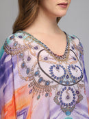 Abstract Serpentine Print Kaftan4