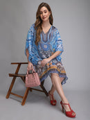 Blue Printed Kaftan3
