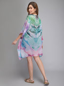 Abstract Oriental Print Kaftan2