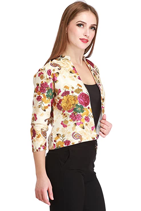 Women Rayon Multicolor Jacket3