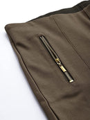 Women Olive Green Cropped Jegging1