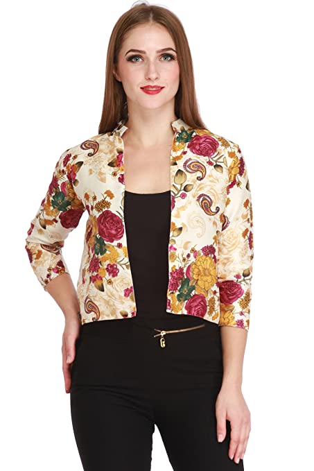 Women Rayon Multicolor Jacket
