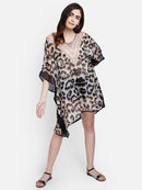 Leopard Print Polyester Kaftan4