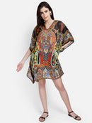 Multicolor Paisley Printed Kaftan4