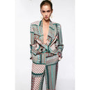 Wide-Leg Long Pants And Double-Breasted Coat1