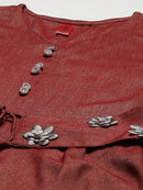 Maroon Ethnic Maxi Dress2