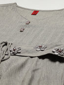 Olive Green Ethnic Maxi Dress2