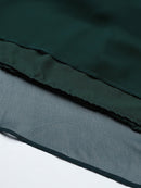 Green & Black Georgette Maxi Dress6