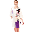 Loose Oversized Cute Ladie Cartoon Print Shirt