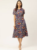 Tribal Pattern Multicolor Dress