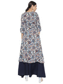 Kalamkari Layered Ethnic Dress3