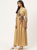 Tie Up Detail Maxi Dress1