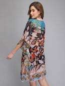 Abstract Print Designer Kaftan3