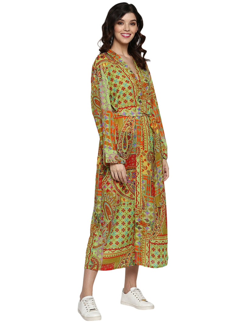 Long Women Robe  (Multicolor)3