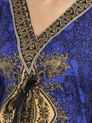 V-Neck Printed Short Kaftan1