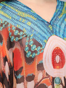 Abstract Print Designer Kaftan4